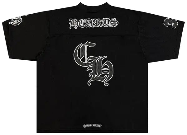 Chrome Hearts Mesh Stadium Football Jersey 'Black'