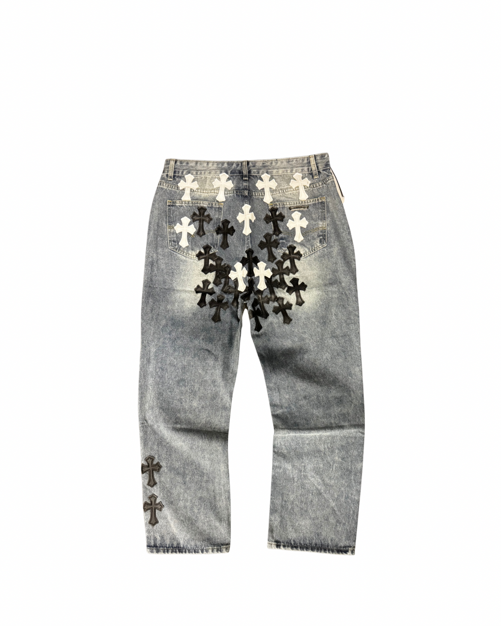 CHROMEHEART JEANS - MIX AND MATCH MULTI CROSS