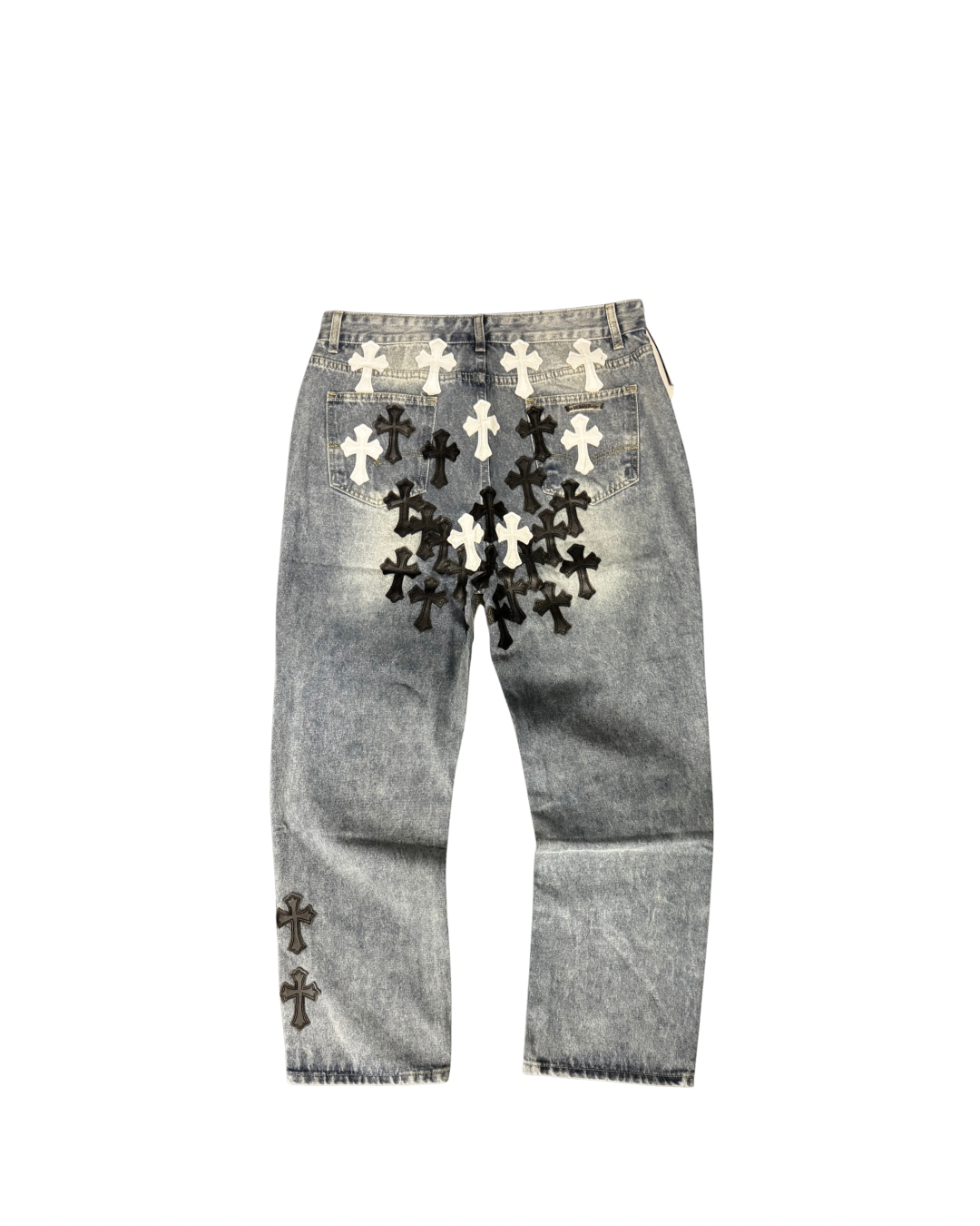CHROMEHEART JEANS - MIX AND MATCH MULTI CROSS