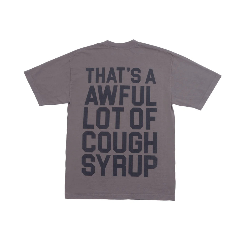 AWFUL LOT OF COUGH SYRUP CLASSIC TEE GREY/BLK
