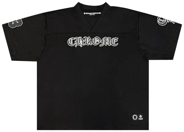 Chrome Hearts Mesh Stadium Football Jersey 'Black'