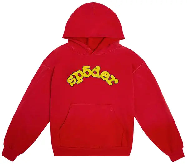 Sp5der OG Logo Hoodie 'Red'