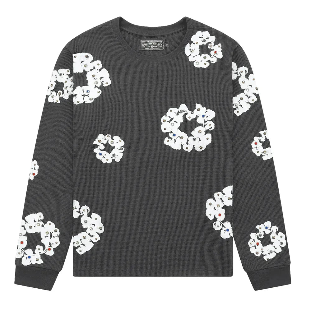 Denim Tears Rhinestone Wreath Thermal Vintage
Black