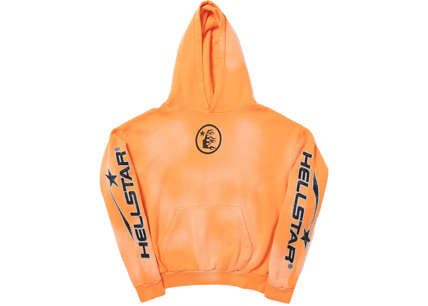 Hellstar Fire Orange Hoodie
