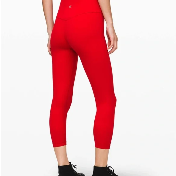Red Lululemon Leggings