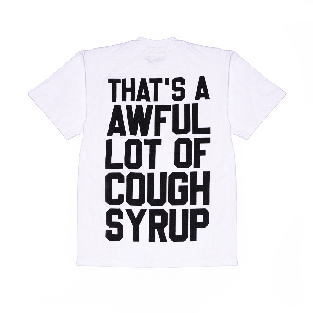 Classic Cough Syrup Tee by Desto Dubb White