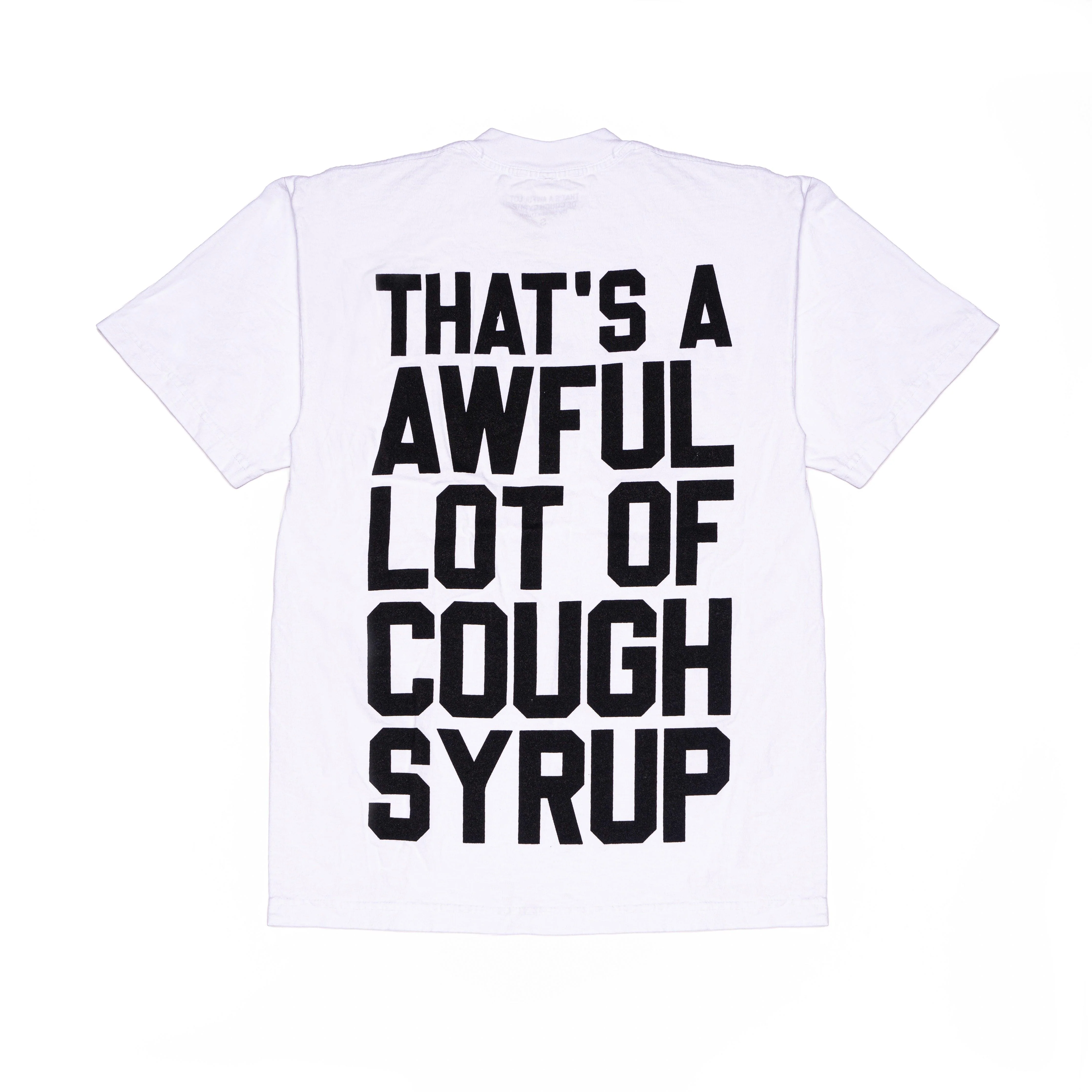 Classic Cough Syrup Tee by Desto Dubb White