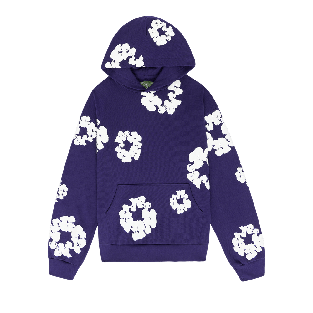 Denim Tears The Cotton Wreath Hoodie 'Purple'