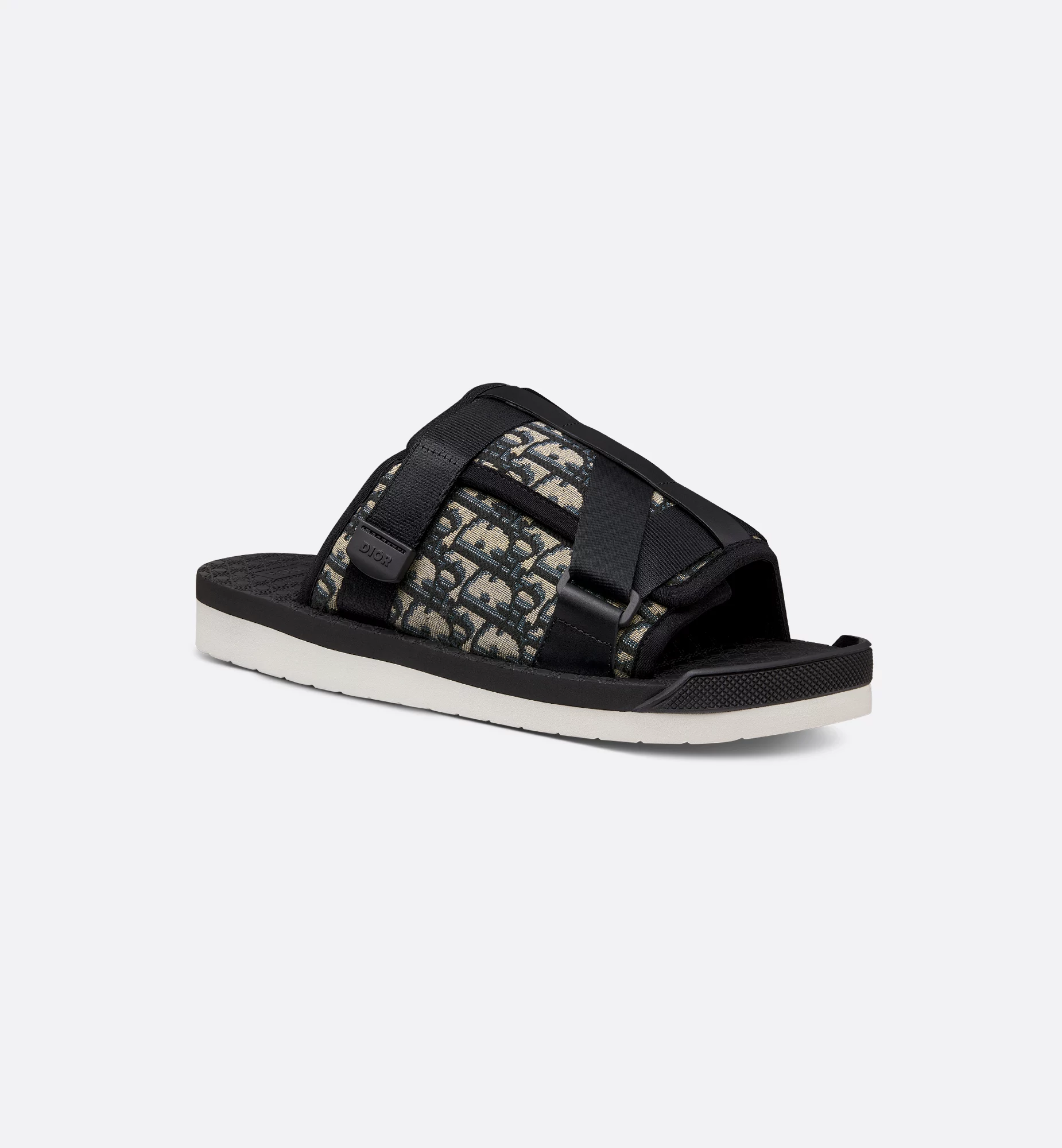 Black/White Dior slides