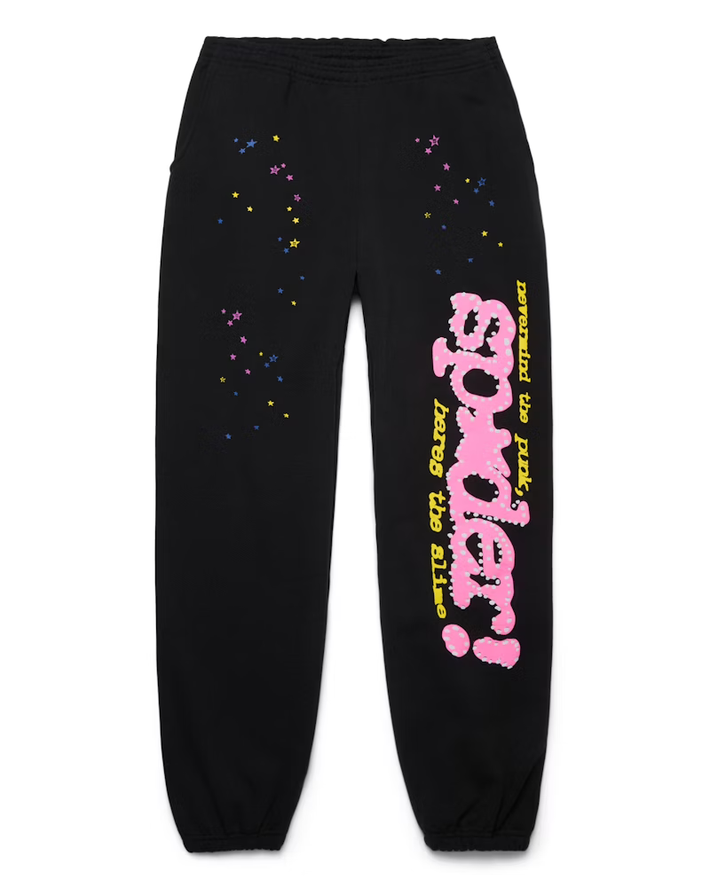 Sp5der P*NK V2 Sweatpant Black