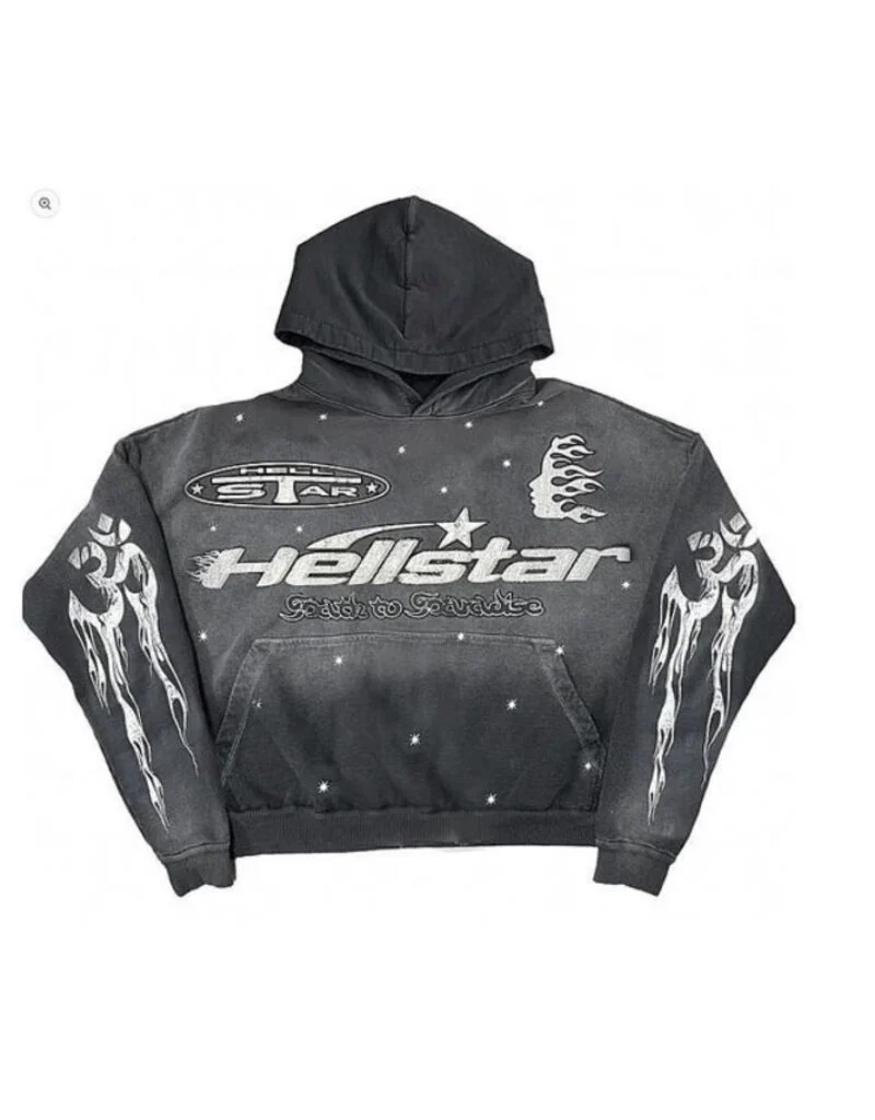 HELLSTAR PATH TO PARADISE HOODIE - BLACK -